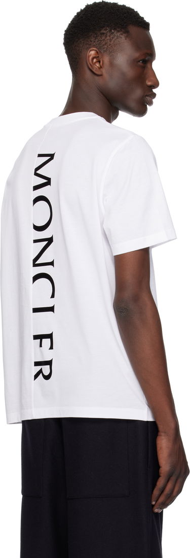 Tričko Moncler Moncler Cotton T-Shirt with Logo Biela | K10918C000738390Y, 2