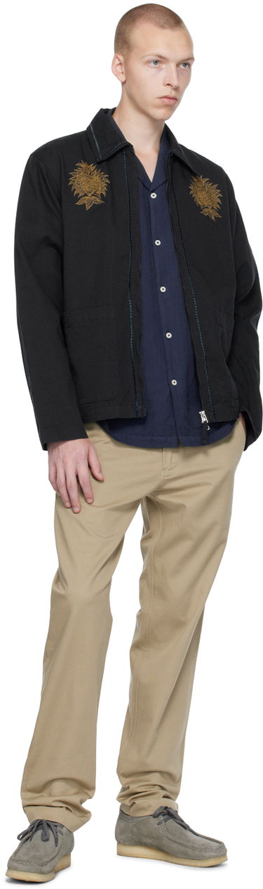 Nohavice Universal Works Universal Works Aston Trousers Béžová | 00130, 3