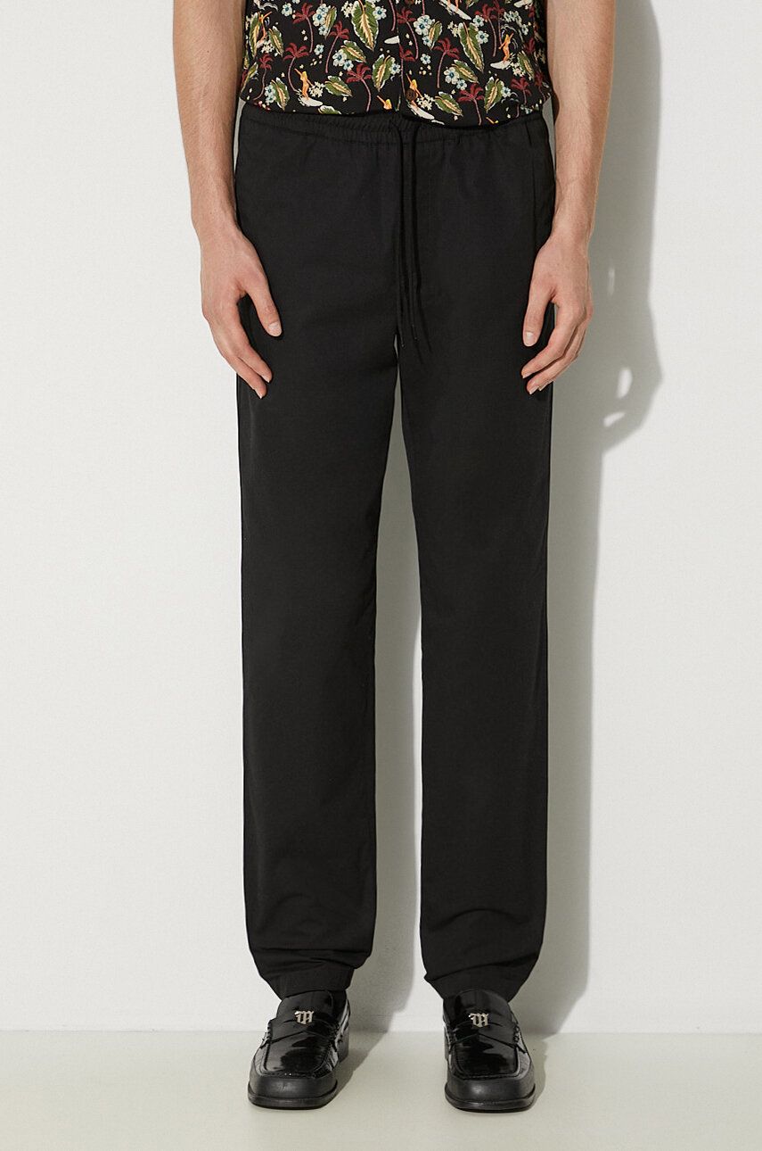 Nohavice A.P.C. Simple Cotton Pants Čierna | COERD.H08354, 0