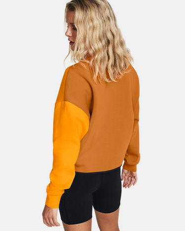 Mikina Under Armour Unstoppable Fleece Crop Crew Sweatshirt Oranžová | 1379845-802, 1