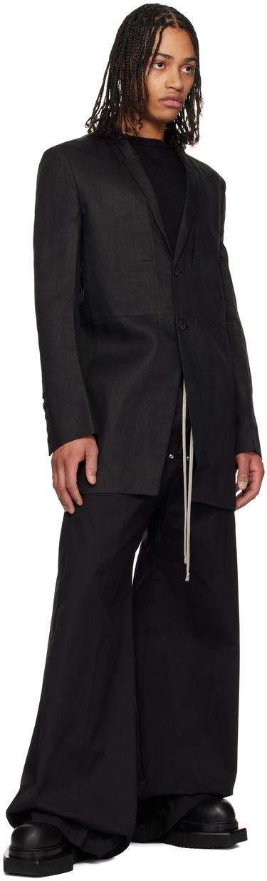 Bunda Rick Owens Rick Owens Hollywood Lido Blazer Čierna | RU01E5753 TWL, 3
