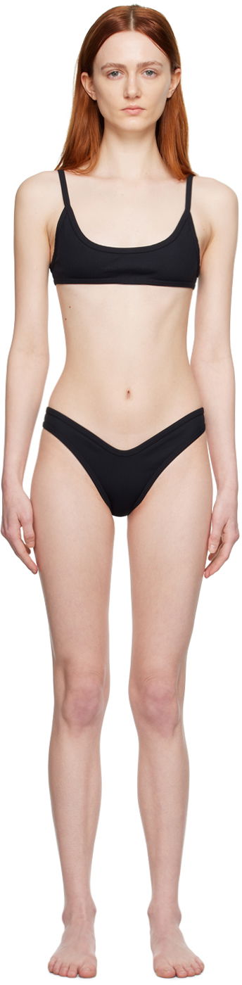 Plavky The Attico Attico Scoop Neck Bikini Čierna | 233WBB06 PA16, 0