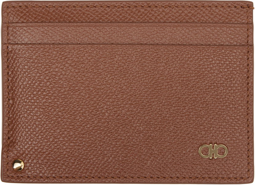 Peňaženka FERRAGAMO Card Holder Hnedá | 776818