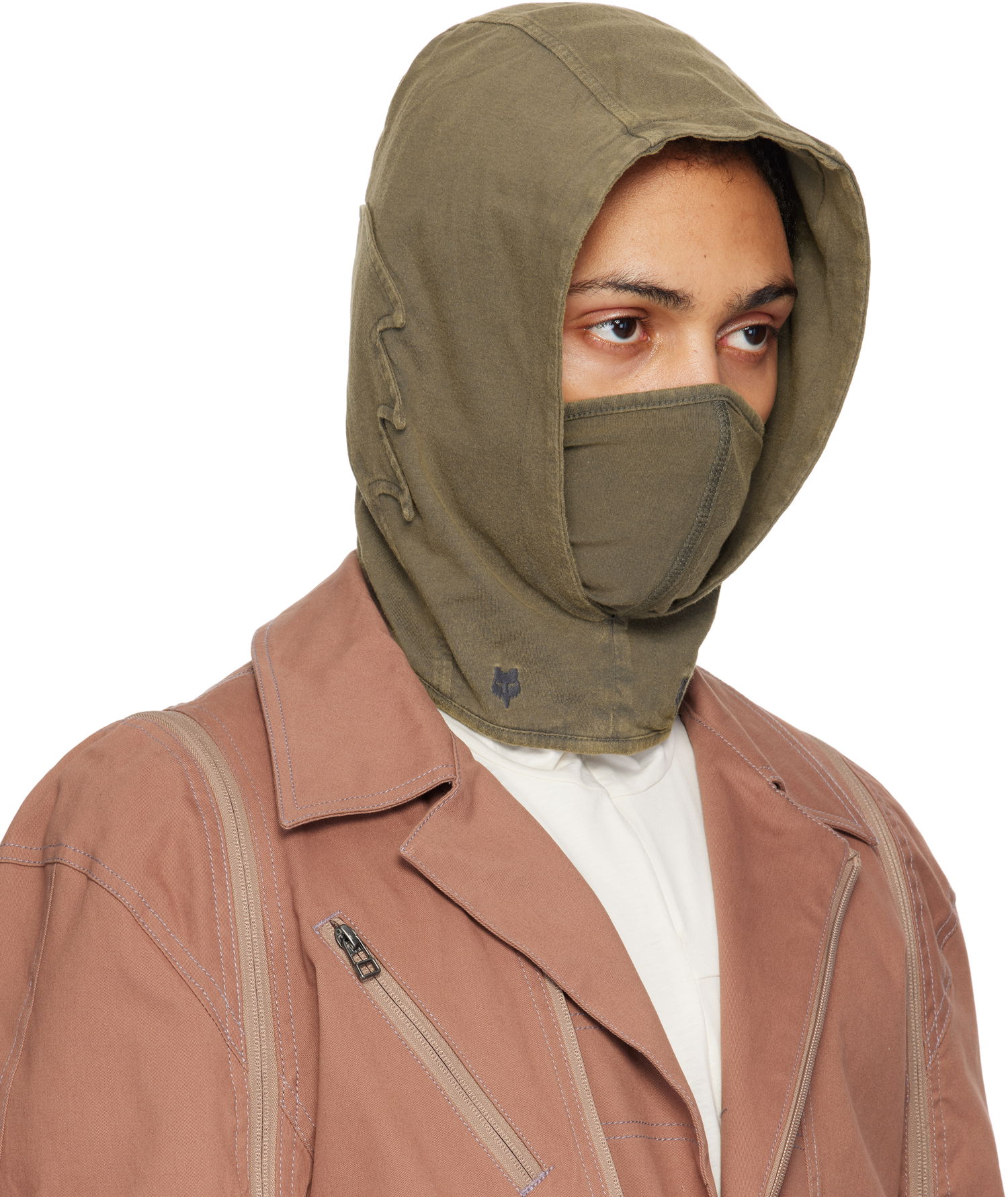 Mikina KIKO KOSTADINOV Kiko Kostadinov Fox Lab Edition Balaclava Zelené | 36889-103, 1