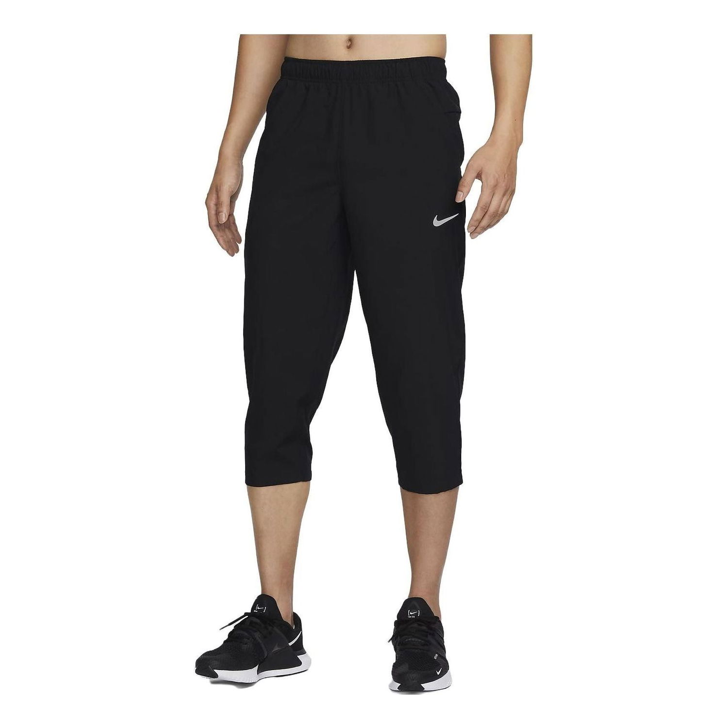 Šortky Nike Dri-FIT Form Men's 3/4 Running Pants Čierna | FB7503-010, 0