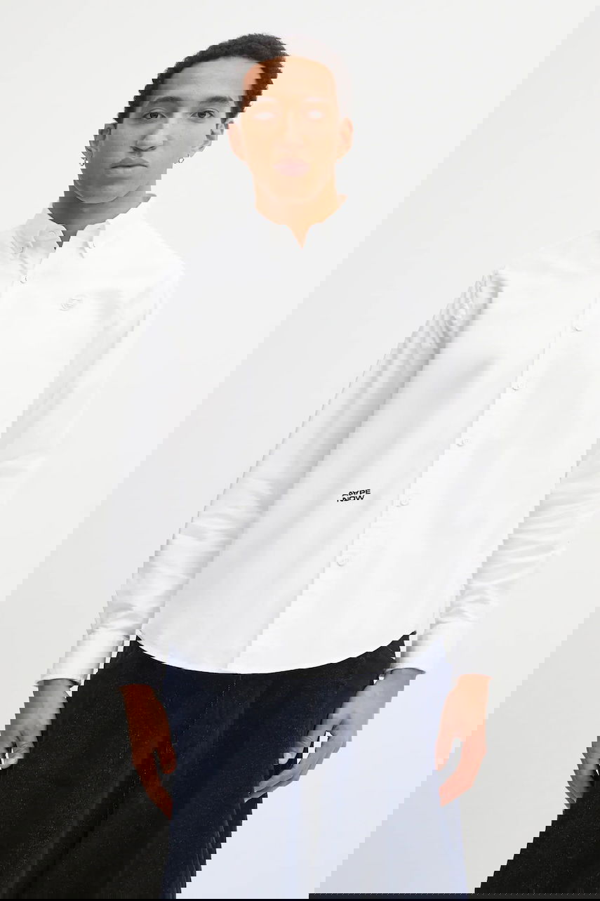 Košeľa AAPE by A Bathing Ape AAPE Now Cotton Regular Button-Down Shirt Biela | AAPSTM8539XXP, 0