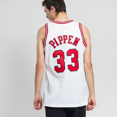 Dres Mitchell & Ness NBA Swingman Jersey Chicago Bulls Scottie Pippen #33 Biela | SMJYAC18054, 1