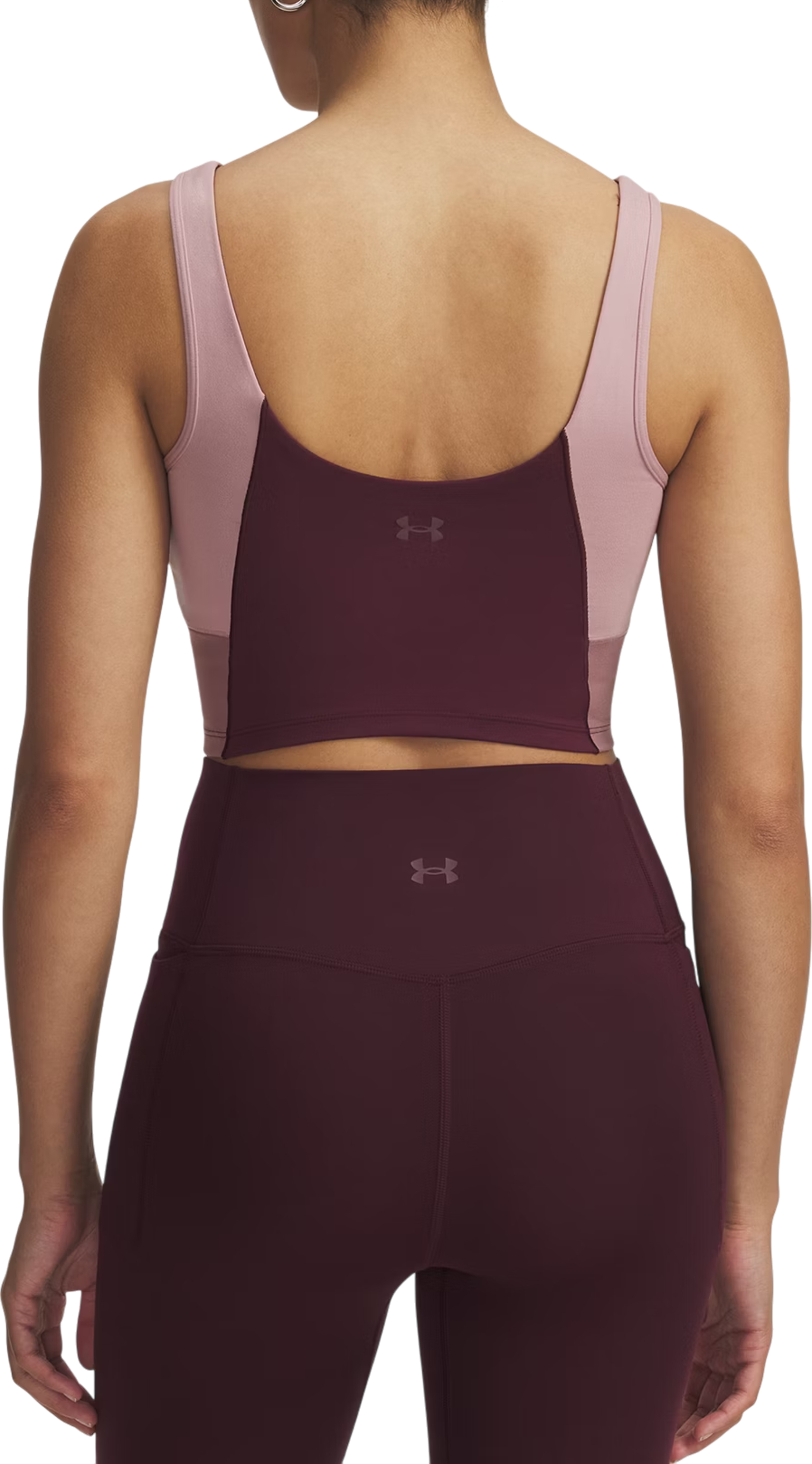 Crop Top Under Armour Meridian Colorblock Tank Vínová | 6004001-651, 1