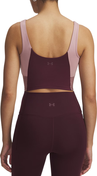 Crop Top Under Armour Meridian Colorblock Tank Vínová | 6004001-651, 1