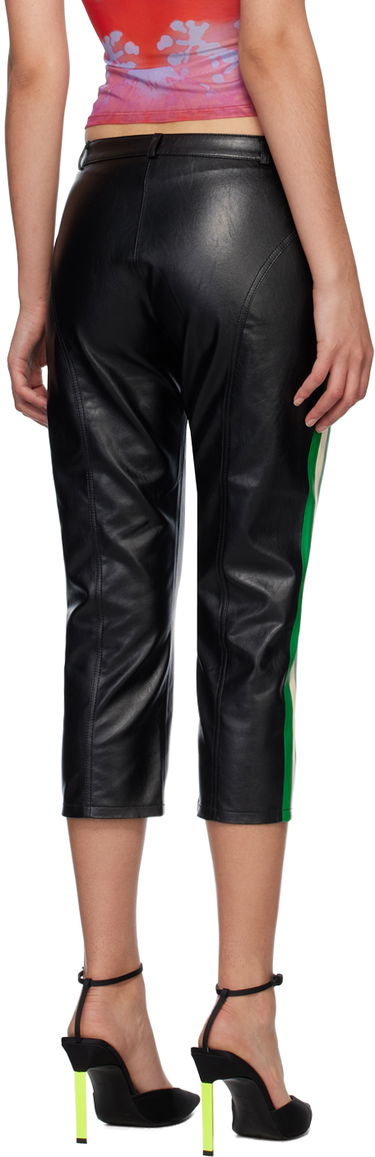 Nohavice Miaou Miaou Capri Faux-Leather Trousers Čierna | 1035VLBLK, 2