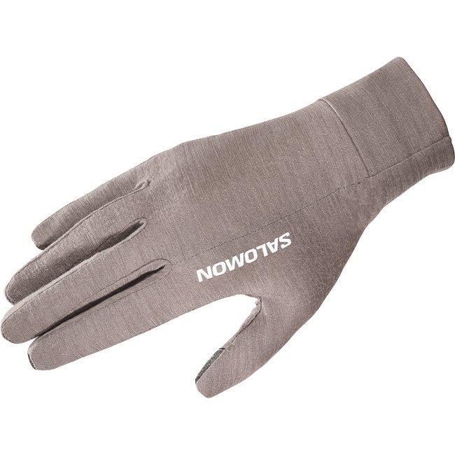 Rukavice Salomon Merino Gloves Šedá | LC2600200, 0