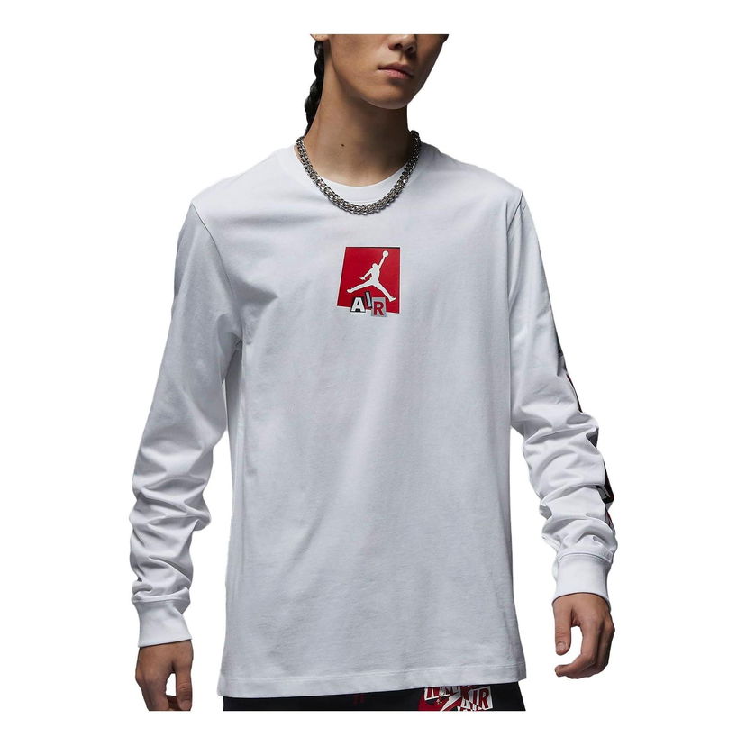Tričko Jordan Jordan Brand Graphic Long-Sleeve T-Shirt Biela | FD7018-100