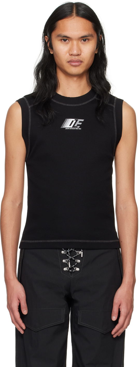 Tielko Dion Lee Fitted Tank Top Čierna | C3177PS24, 0