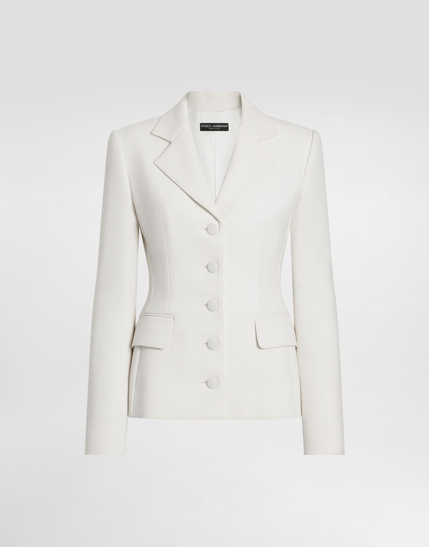 Bunda Dolce & Gabbana Dolce & Gabbana Dolce Double Crepe Jacket Biela | F26CHTFU207W3789, 0