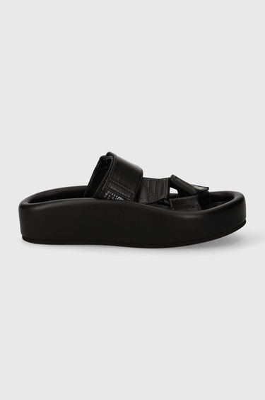 Tenisky a topánky Maison Margiela Leather Platform Slides Čierna | S59WP0206, 1