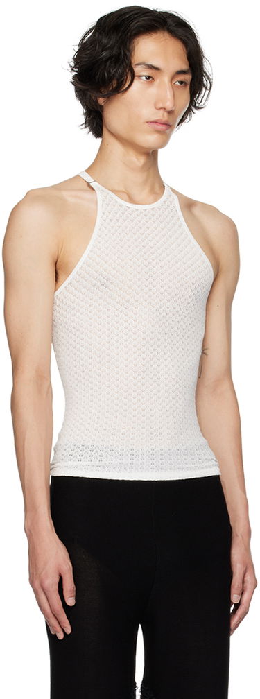 Tielko Dion Lee Serpent Knitted Tank Top Biela | C7216P23, 1