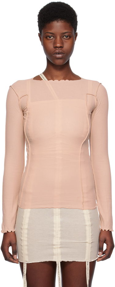 Tričko Baserange Baserange Omato Long Sleeve T-Shirt Ružová | TTML-RB-SP24, 0