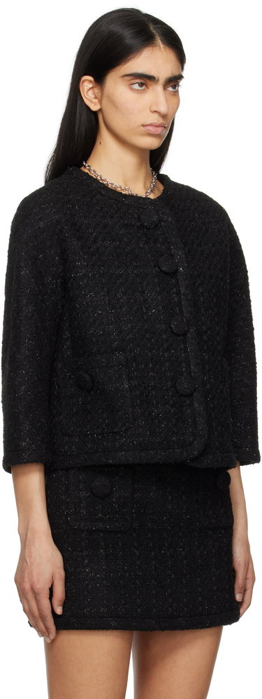Sukňa Marc Jacobs Marc Jacobs Tweed Cropped Jacket Čierna | 2S5RJC049W14, 1