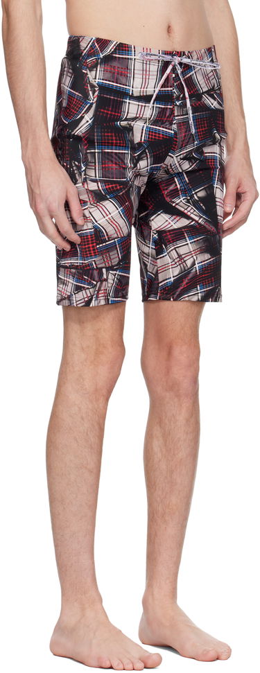Plavky Vivienne Westwood Vivienne Westwood Draped Tartan Swim Shorts Rôznofarebný | 8101000M-J0099-, 1