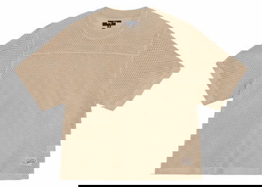 Tričko Stüssy Mesh Crew Neck T-Shirt Béžová | 1140344, 0