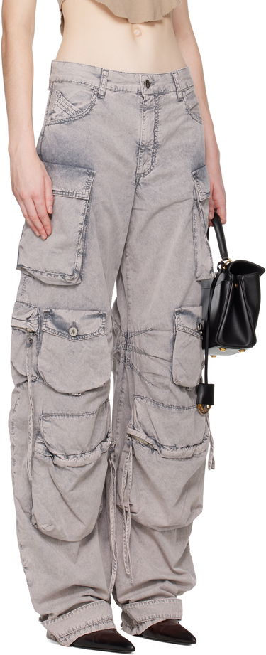 Cargo nohavice The Attico Fern Cargo Jeans Šedá | 251WCP00084 DDC098AA, 1