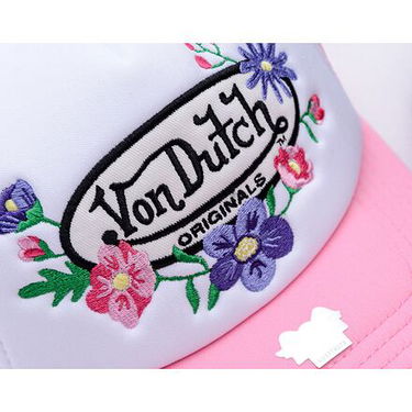 Šiltovka Von Dutch Von Dutch Trucker Flora Cap Ružová | VD-7030853, 4