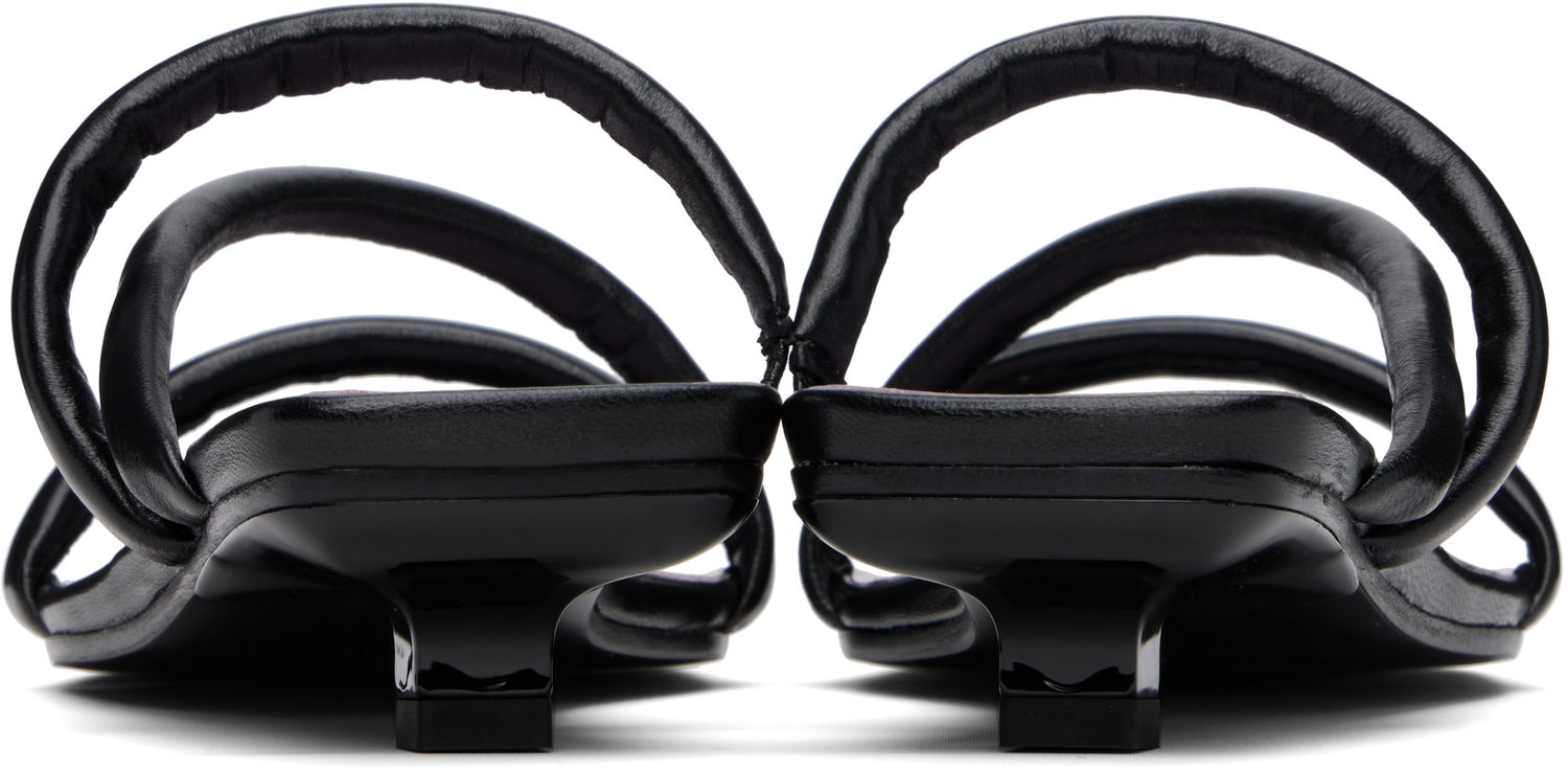 Doplnky BY FAR BY FAR Morena Nappa Leather Heeled Sandals Čierna | MWFHO015CL013BK001PL, 1