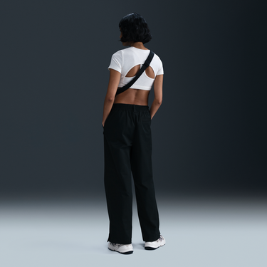 Crop Top Nike Nike Sportswear Collection Mid-Rise Twill Pants Biela | HF9430-010, 2