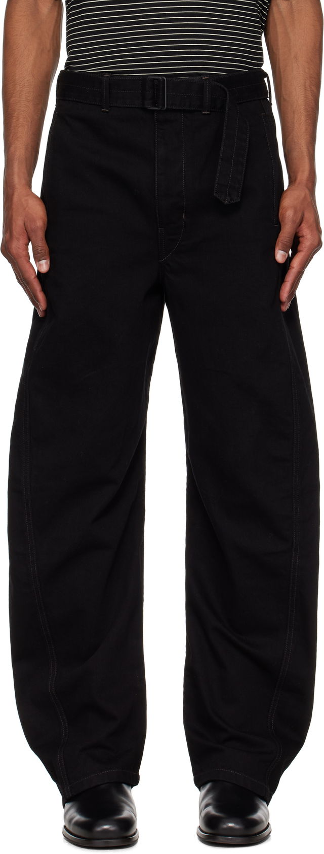 Lemaire Twisted Belted Jeans
