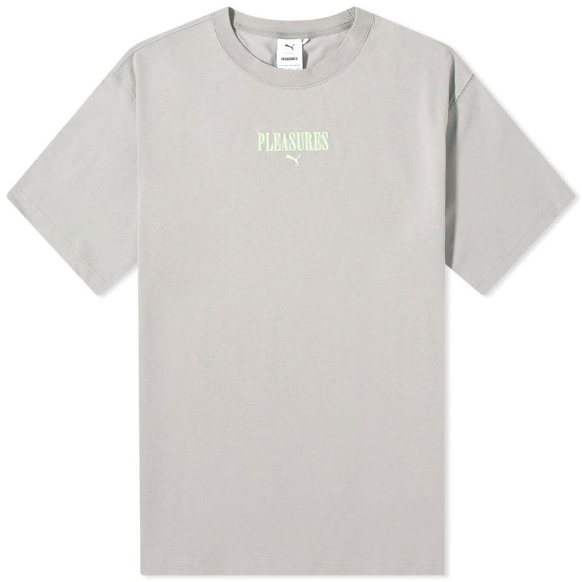 Tričko Puma Men's x PLEASURES Graphic T-Shirt Stormy Slate Šedá | 624096-62