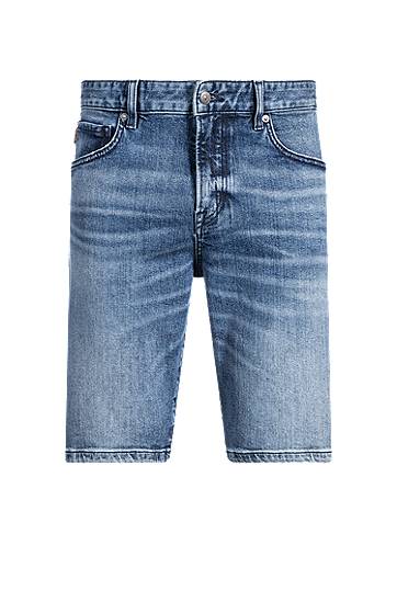 Šortky BOSS Comfort-Stretch Denim Shorts Modrá | 50537787, 0