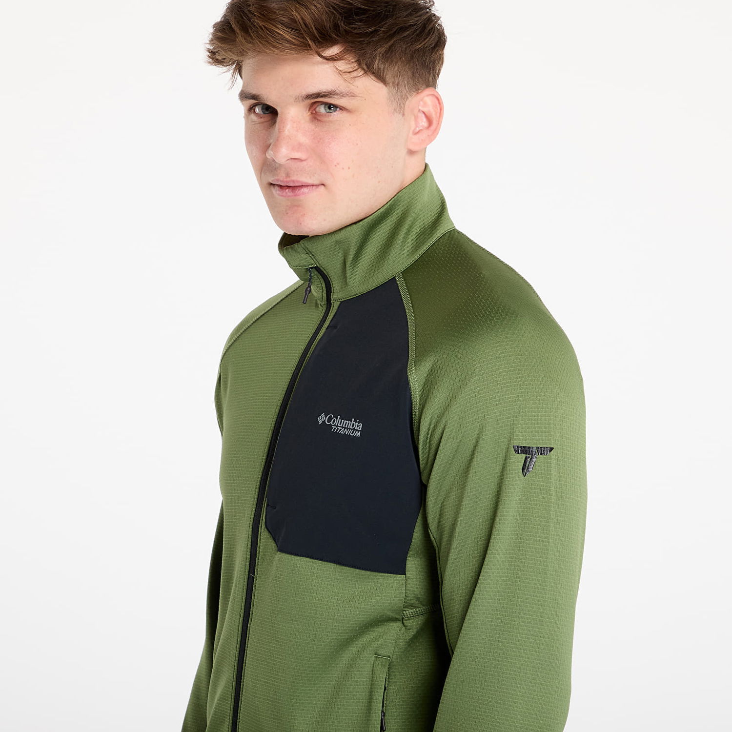 Mikina Columbia Triple Canyon Grid Fleece Zelené | 2094963352, 1