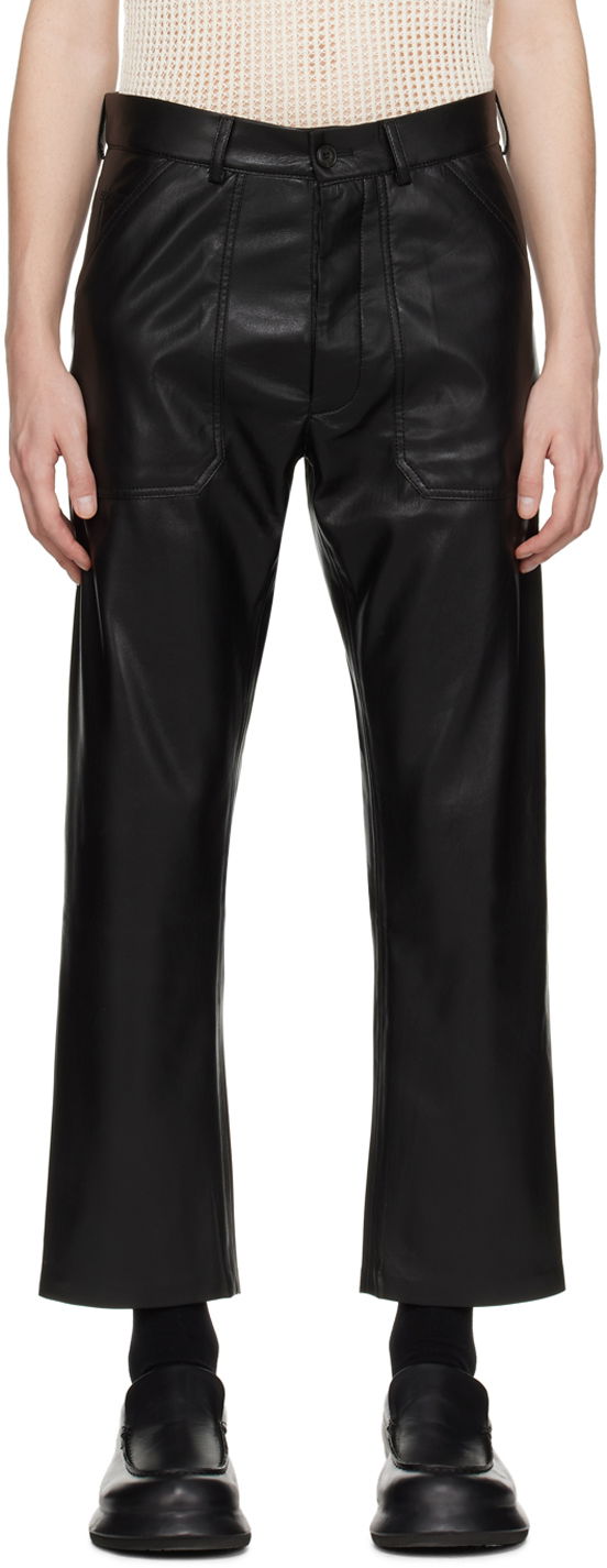 Vegan Leather Trousers