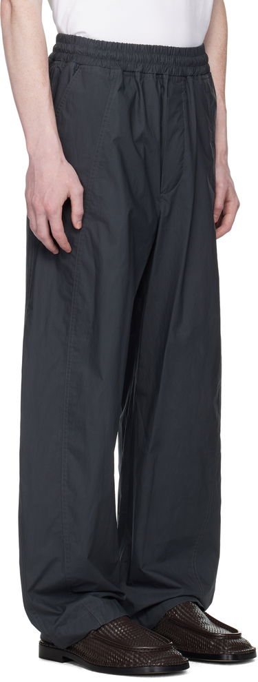 Nohavice Bottega Veneta Bottega Veneta Resinated Cotton Trousers Šedá | 826832V5D201592, 1