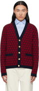 Valentino 'Toute La V' Wool Cardigan