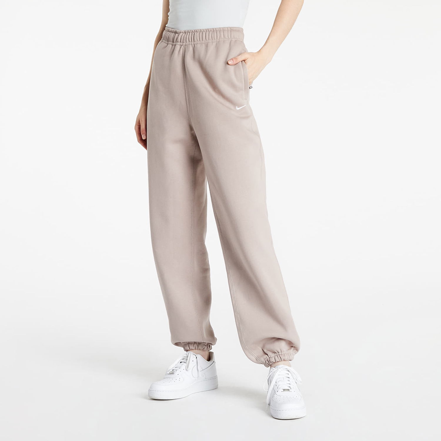 Tepláky Nike Lab NRG Solo Swoosh Fleece Pant Béžová | CW5565-245, 0