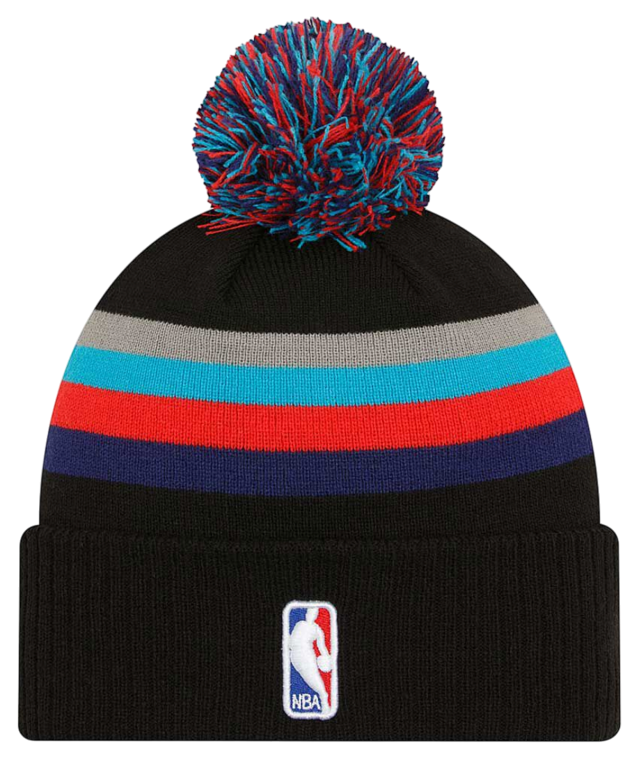 Kulicha New Era New Era Brooklyn Nets NBA 23-24 Pom Beanie Čierna | 60429877-60429877, 1