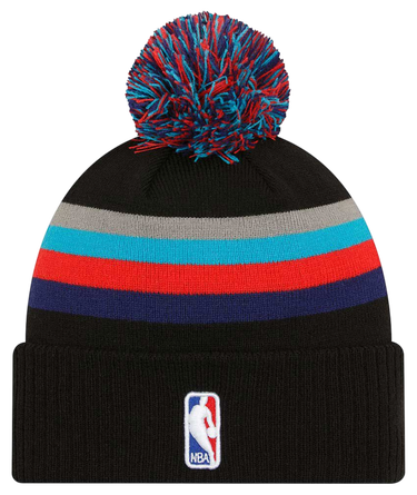 Kulicha New Era New Era Brooklyn Nets NBA 23-24 Pom Beanie Čierna | 60429877-60429877, 1