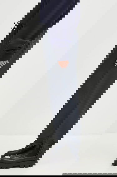 Nohavice Rains High Waist Drawstring Pants Navy | 18560.NAVY, 1