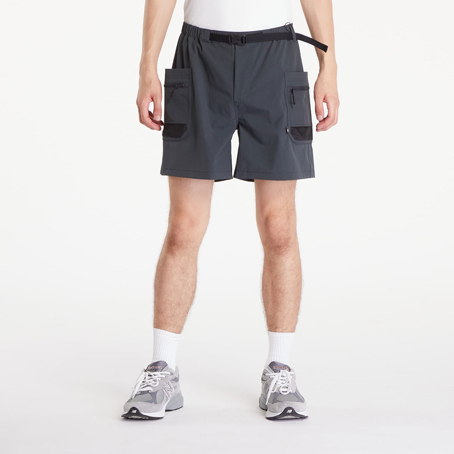 Šortky Horsefeathers White Rock Shorts UNISEX Charcoal Šedá | 24S10C, 0