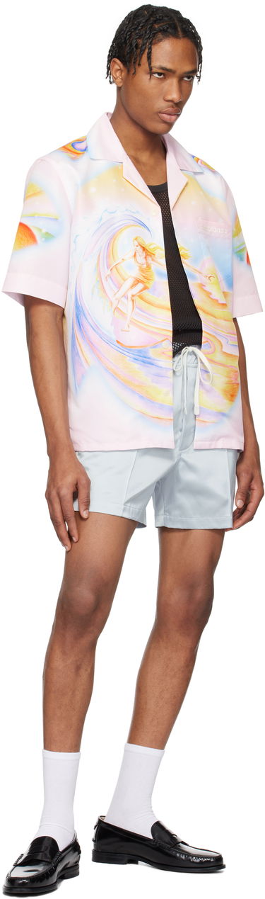 Košeľa Casablanca Casablanca Psychedelic Nirvana Swim Shirt Ružová | MS25-SWM-048-01, 3