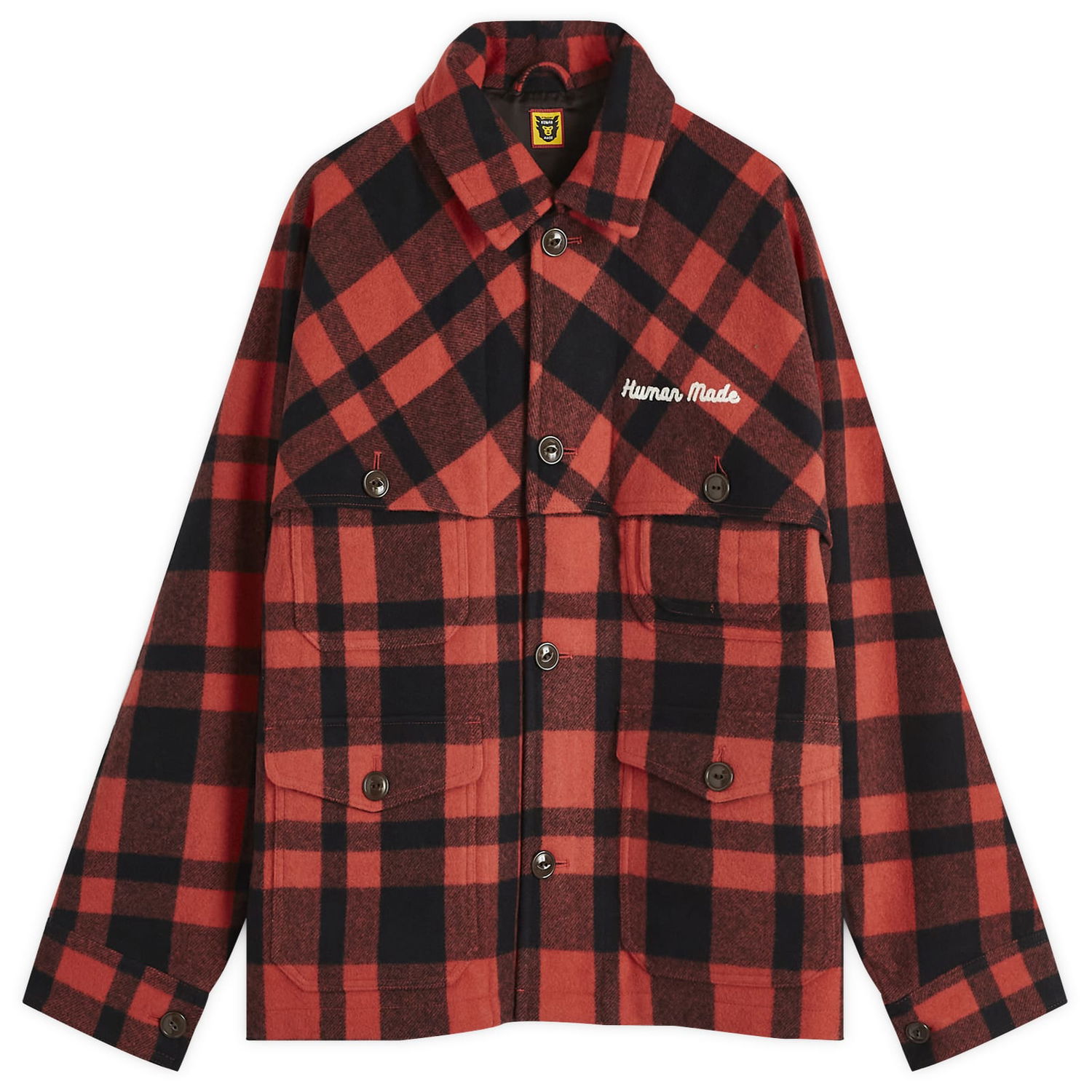 Košeľa Human Made Hunting Wool Jacket Červená | HM28JK031-RD, 0