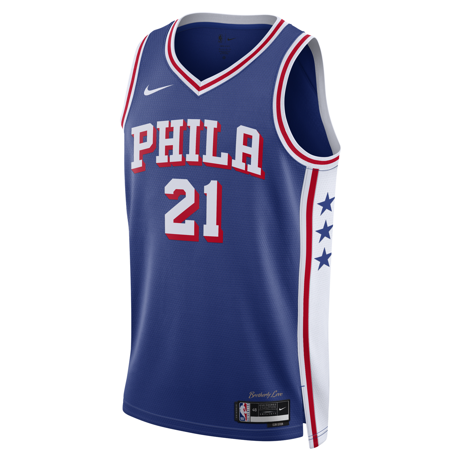 Dri-FIT NBA Philadelphia Sixers Icon Edition Swingman Jersey