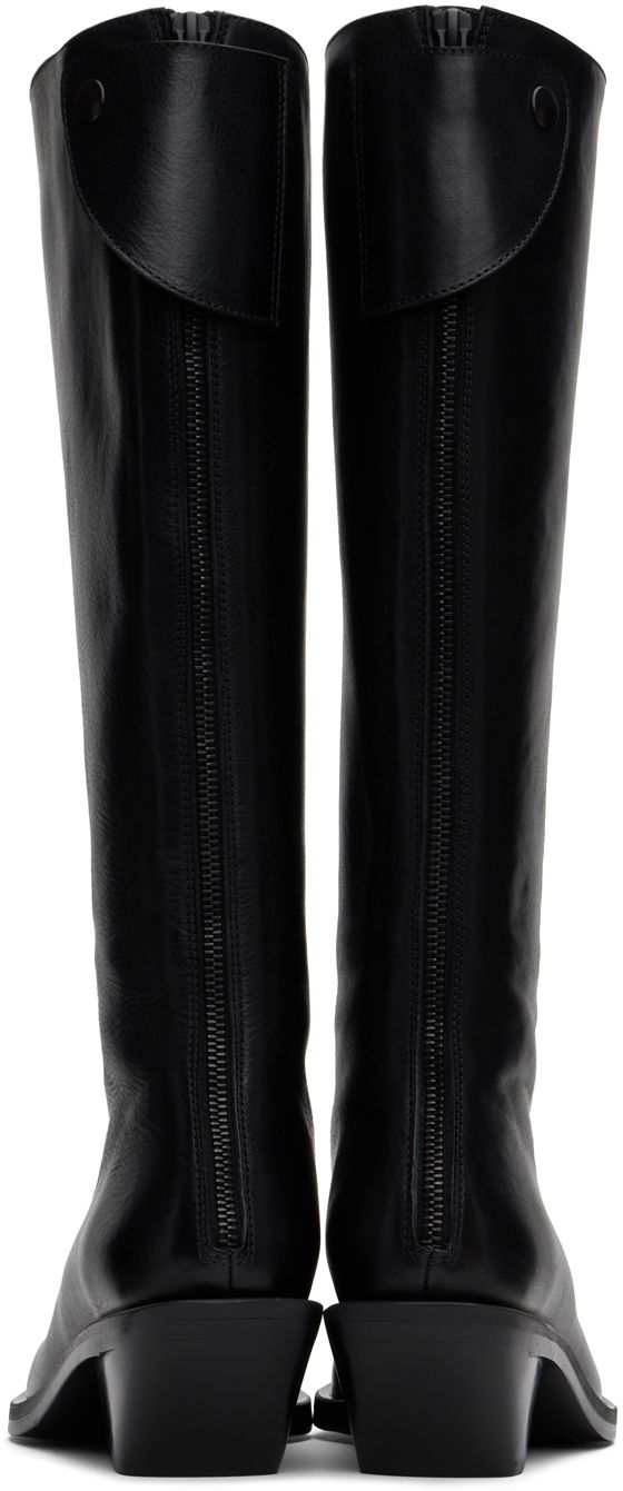 Šaty Ann Demeulemeester Ann Demeulemeester Auke Pointy Tall Boots Čierna | 2402-W-R35-LT141-099, 1