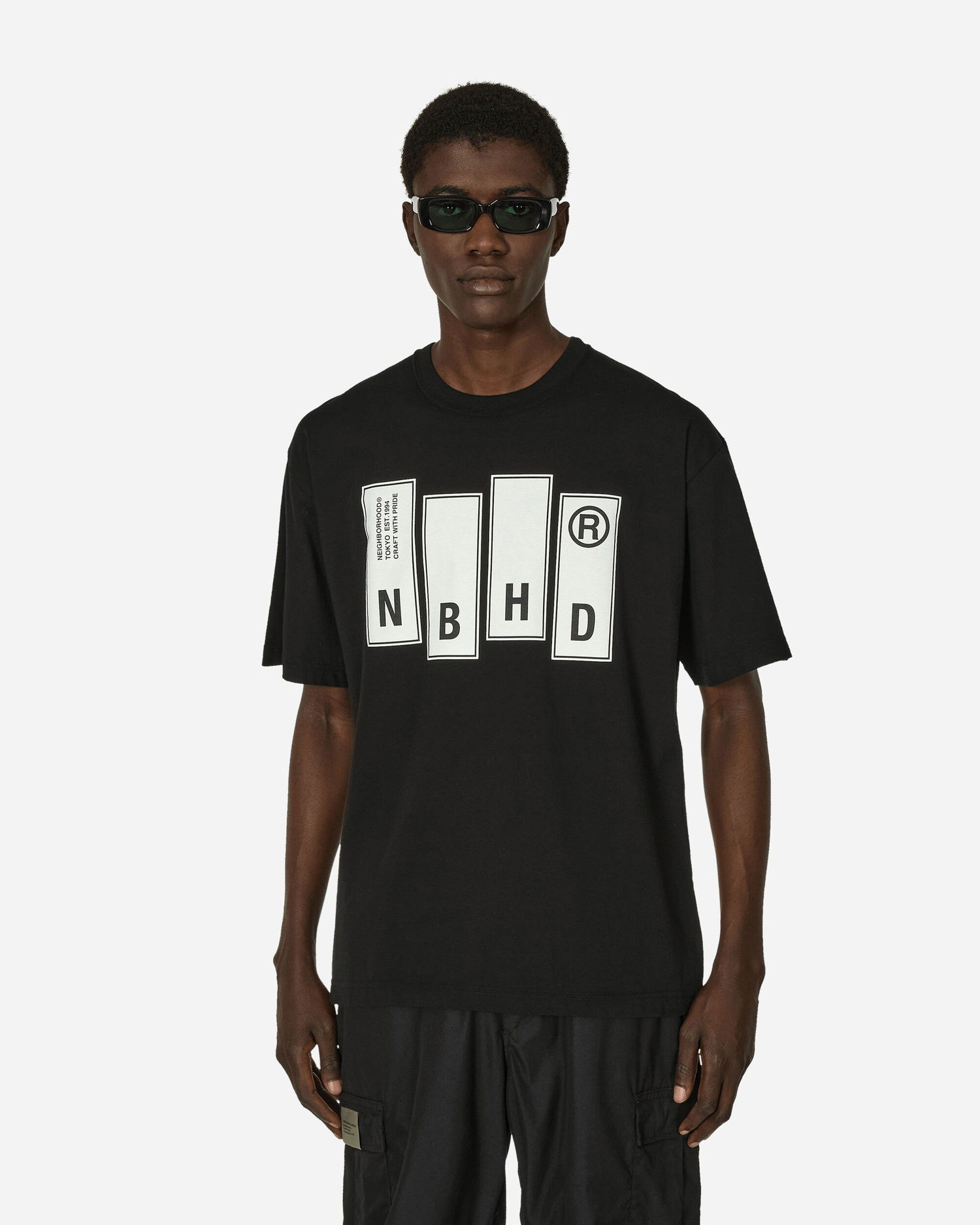 Tričko Neighborhood Men's Black Graphic T-Shirt Čierna | 241PCNH-ST26 BK, 1