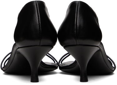 Starostlivosť o obuv TOTEME TOTEME 'The Leather Knot' Heeled Sandals Čierna | 242-WAS2057-LE0014, 1