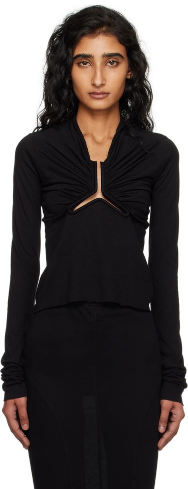 Tričko Rick Owens Rick Owens Allanah Long Sleeve T-Shirt Čierna | RP02E4266 JR, 0