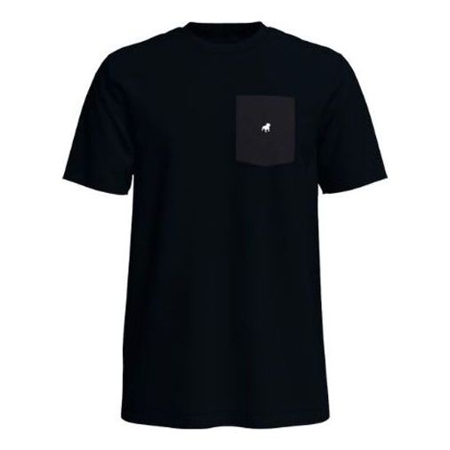 Tričko Nike SB Embroidered Pocket Skate Short Sleeve T-Shirt Čierna | CU0313-010