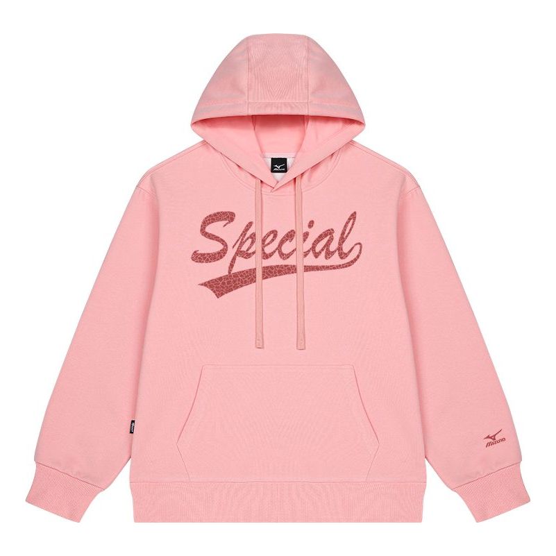 Mikina Mizuno Logo Graphic Hoodie Ružová | A2CA2A35