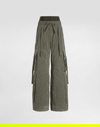 Dolce & Gabbana Waxed Faille Cargo Trousers